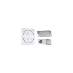 Solight 1L67 - Campainha Sem Fios Plug-in 230V IP56 branco
