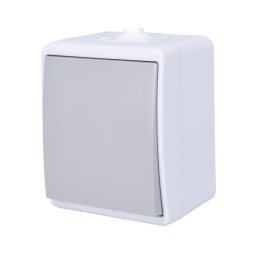 Solight 5B303 - Interruptor de pólo único para ambiente húmido IP54