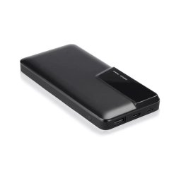 Power Bank com ecrã 10000mAh/5V preto
