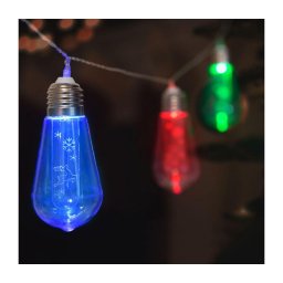 Cordão de luz LED 10xLED/2xAA 2,2m multicolorido