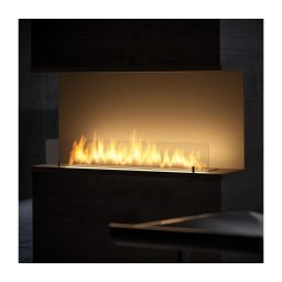InFire - Lareira BIO embutida 100x50 cm 3kW preta