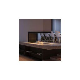 InFire - Lareira de canto BIO 100x50 cm 3kW bifacial