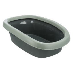 Caixa de areia descoberta Trixie Be Eco Carlo para gatos 58x38x17cm