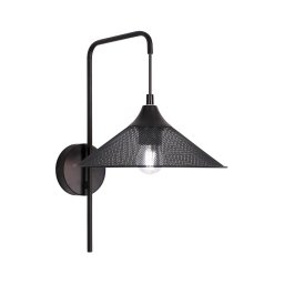 Candeeiro de parede KIRUNA 1xE27/40W/230V preto