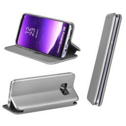 Capa Samsung Galaxy J6 2018 (Samsung J600F) Flip Book Elegance Prata