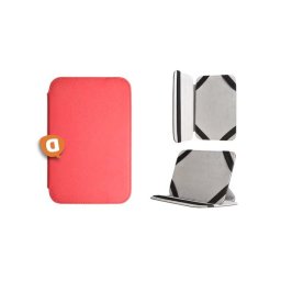 Capa Protetora Flip Book para Tablet 7" com Elástico Vermelha