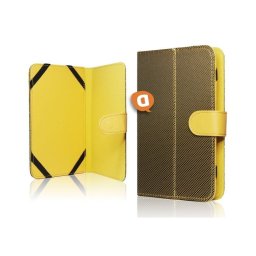 Capa Protetora Flip Book para Tablet 7" Universal Amarela