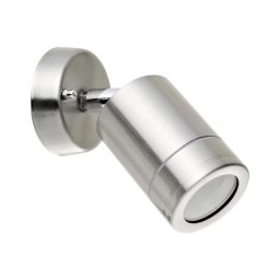 Iluminação de parede exterior OLIMP 2 1xGU10/8W/230V IP44 aço inoxidável