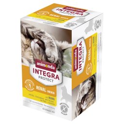 6x100g Adult Renal frango animonda Integra Protect terrinas gatos