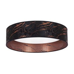 Brilagi - Iluminação de teto LED VELVET LED/24W/230V 3000/4000/6400K preto/cobre