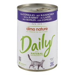 6x400g Daily Menu coelho Almo Nature comida húmida cães