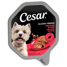 28x150g vaca e fígado Classic Cesar terrinas cães