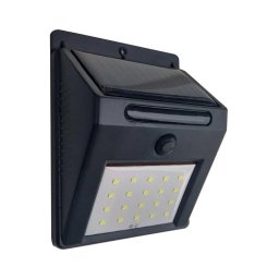 Luz de parede solar LED 3W 3,7V 1200mAh IP44