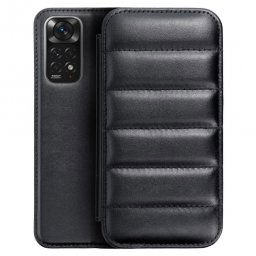 Capa Xiaomi Redmi Note 11 Pro, Xiaomi Redmi Note 11 Pro 5G Flip Book PUFFER Preto