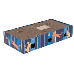 Scratch & Play arranhador de cartão gatos 45,5x24x9,3cm