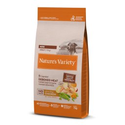 7kg Nature's Variety No Grain Mini Adult frango do campo ração cães