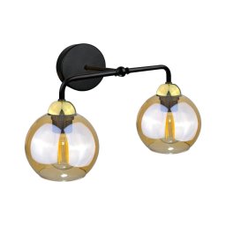 Iluminação de parede MELLE GOLD 2xE27/60W/230V