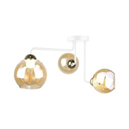 Candelabro integrado MONDE WHITE 3xE27/60W/230V