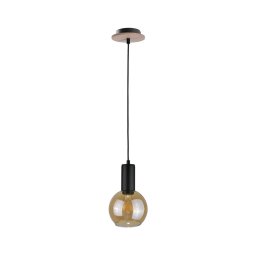 Candelabro suspenso JANTAR WOOD 1xE27/60W/230V