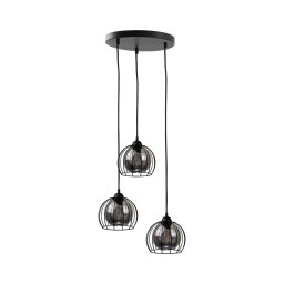 Candelabro suspenso SOLO BLACK 3xE27/60W/230V diâmetro 30 cm