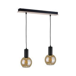 Candelabro suspenso JANTAR WOOD 2xE27/60W/230V