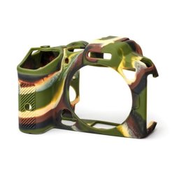 CAPA PROT. EM SILICONE PARA CANON R7 CAMUFLADA