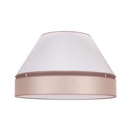 Duolla - Iluminação de teto AVIGNON 3xE27/15W/230V diâmetro 60 cm branco/bege