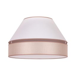 Duolla - Iluminação de teto AVIGNON 1xE27/15W/230V diâmetro 50 cm branco/bege