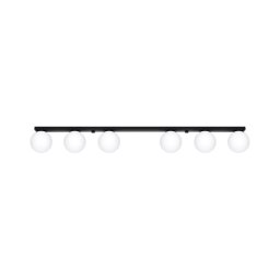 Sollux SL.1155 - Luminária de teto YOLI 6xG9/12W/230V preta