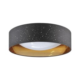 Iluminação de teto LED TULUZA LED/24W/230V diâmetro 40 cm preto