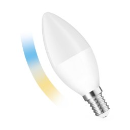 Lâmpada LED com regulação E14/5W/230V 2700-6500K Wi-Fi Tuya