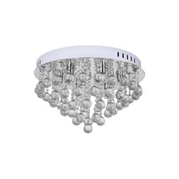 Iluminação de teto de cristal 6xE14/60W/230V