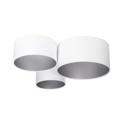 Iluminação de teto SPACE 3xE27/60W/230V branco/prateado