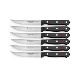 Wüsthof - Conjunto de facas de cozinha para bife GOURMET 6 pcs preto