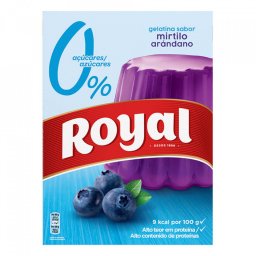 Gelatina Royal ZERO SUGAR Mirtilos - 31gr