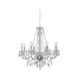 Searchlight 8888-8CL - Candelabro suspenso MARIE THERESE 8xE14/40W/230V
