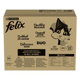 120x85g duplamente bom Felix Fantastic "As good as it looks" gatos