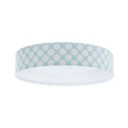 LED Plafon GALAXY KIDS 24W 230V zelené/bílé puntíky