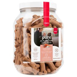 3x600g salmão mera pure sensitive Goodys snacks cães
