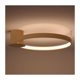 Thoro TH.222 - Plafon LED RIO 21W/230V CRI 98 3000K Ø 55 cm dourado