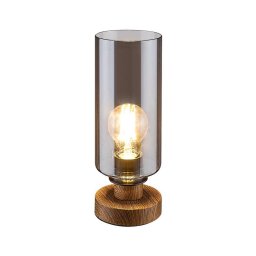 Rabalux 74120 - Lâmpada de mesa TANNO 1xE27/25W/230V carvalho