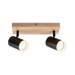Rabalux 73122 - Plafon TORAS 2xGU10/5W/230V carvalho