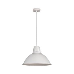 Rabalux 72014 - Lustre WILBOUR 1xE27/60W/230V branco cabo