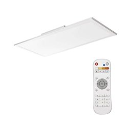Candeeiro de teto LED dimerizável LED/25W/230V + controlo remoto retangular 2700K-6000K