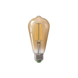 Lâmpada LED CLASIC AMBER ST64 E27/10W/230V 2200K - Brilagi