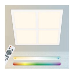 Briloner 7387-016 - Luminária de teto LED RGBW dimmável 24W/230V com DO