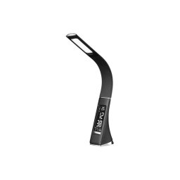 Brilagi - Candeeiro de mesa LED com regulação com uma display PELLE LED/7W/230V preto