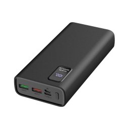 Power Bank com visor LED Power Delivery 20000 mAh 3,7V preta