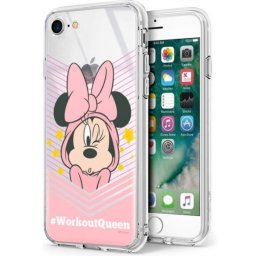Capa Iphone 7, Iphone 8 Disney "Minnie" Estrelas Licenciada Silicone em Blister