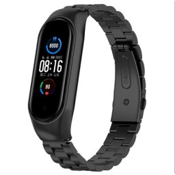 Bracelete Metálica para Xiaomi Mi Band 5 / 6 Preto